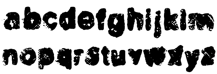 Incinerator Font LOWERCASE