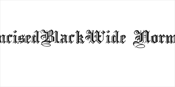 IncisedBlackWide Normal Logo