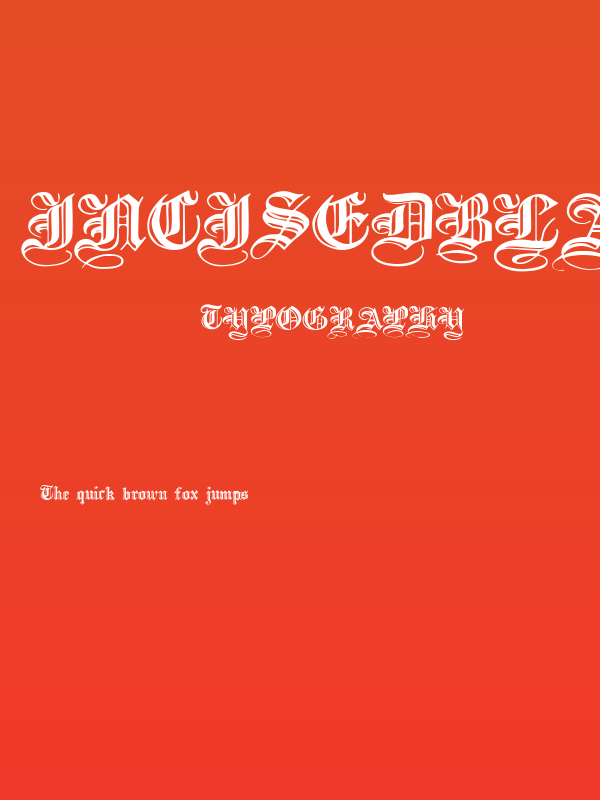 IncisedBlackWide Normal Poster