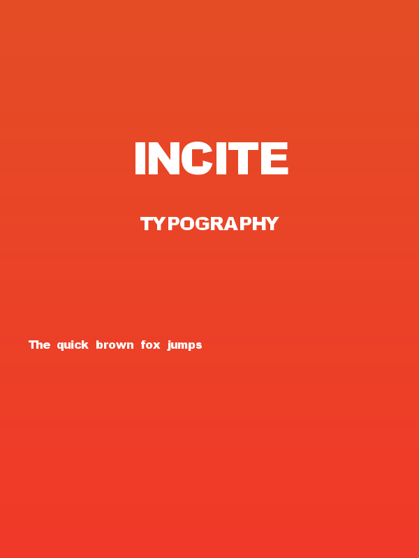 Incite Poster