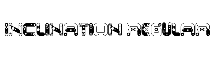 Inclination Regular  Frei Schriftart Herunterladen
