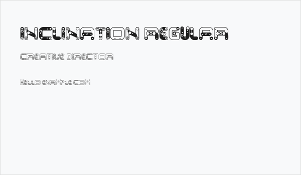 Inclination Regular Business Card