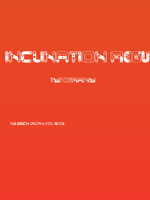 Inclination Regular Poster