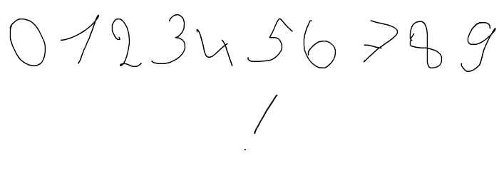 Inclinedletter Font OTHER CHARS