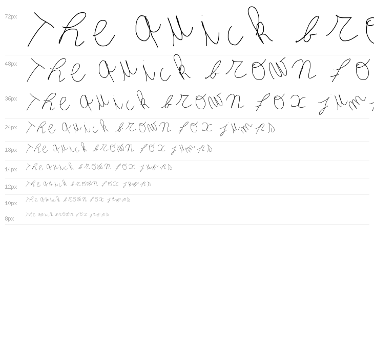 Inclinedletter Waterfall