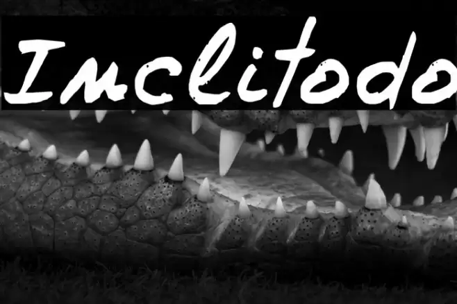 Inclitodo Font examples