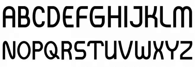 Incloud Шрифта ВЕРХНИЙ