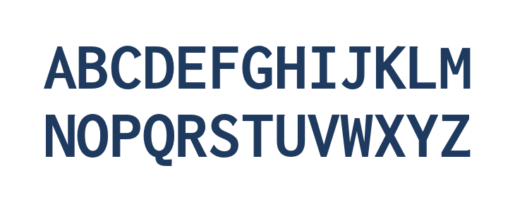 Inconsolata zi4[varl,varqu] Bold Uppercase