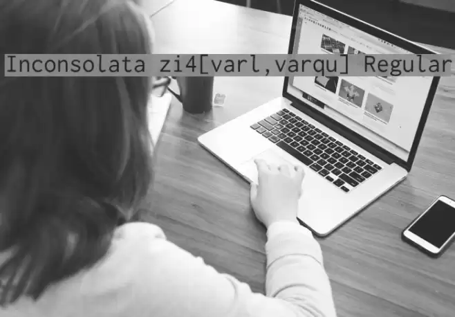 Inconsolata zi4[varl,varqu] Regular Font examples