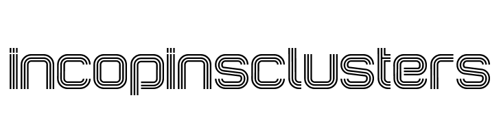 IncopinsClusters  Free Fonts Download