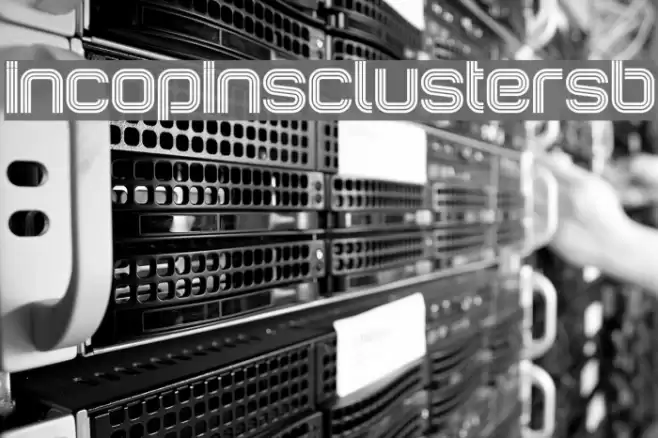 IncopinsClustersB Font examples