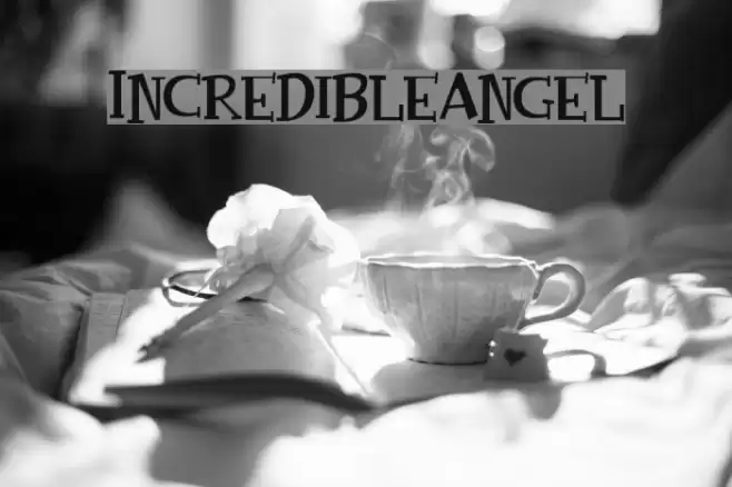 IncredibleAngel Font examples
