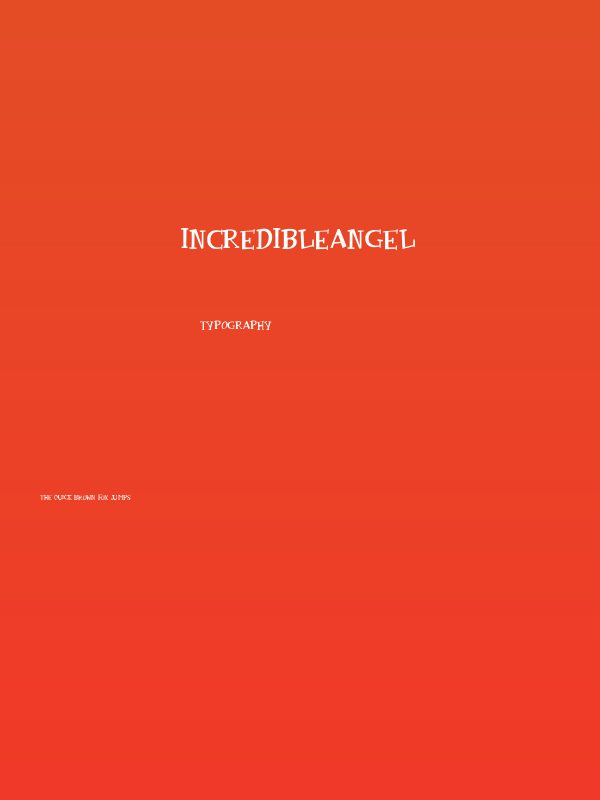 IncredibleAngel Poster