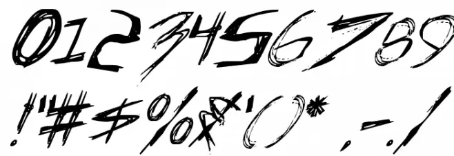 Incubus Italic Font OTHER CHARS