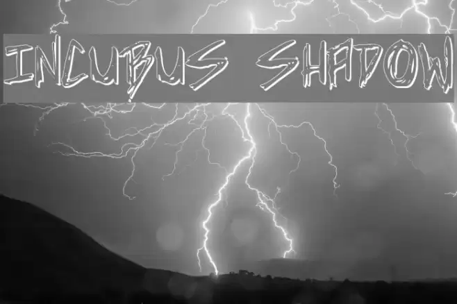 Incubus Shadow Font examples