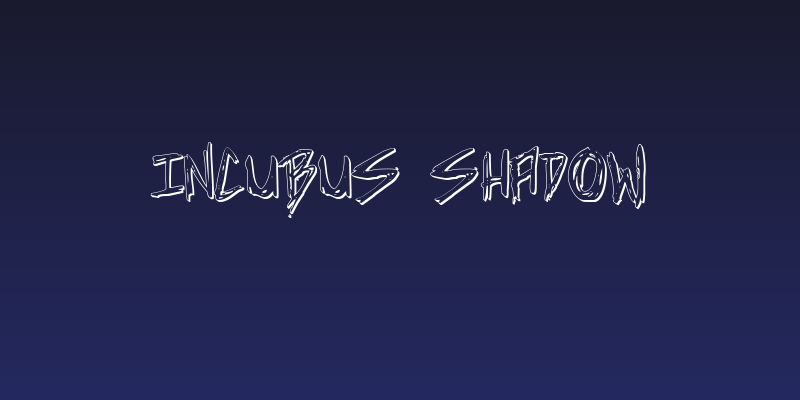 Incubus Shadow Social Header