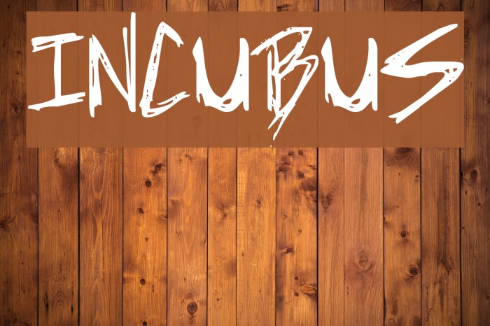 Incubus Font examples
