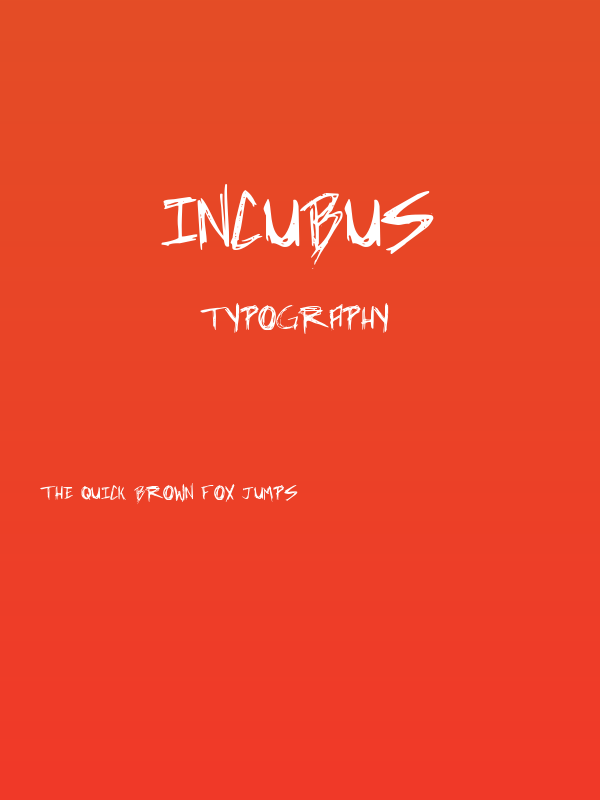 Incubus Poster