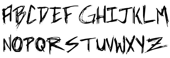 Incubus Font LOWERCASE