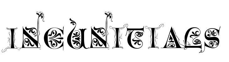 Incunitials  Free Fonts Download