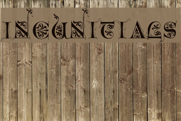 Incunitials Example 1