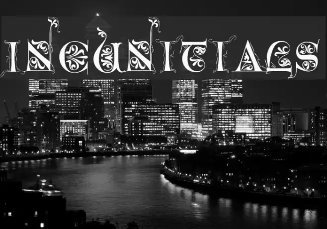 Incunitials Font examples