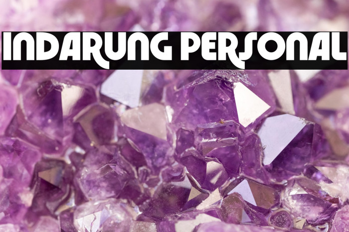 Indarung Personal Example 2