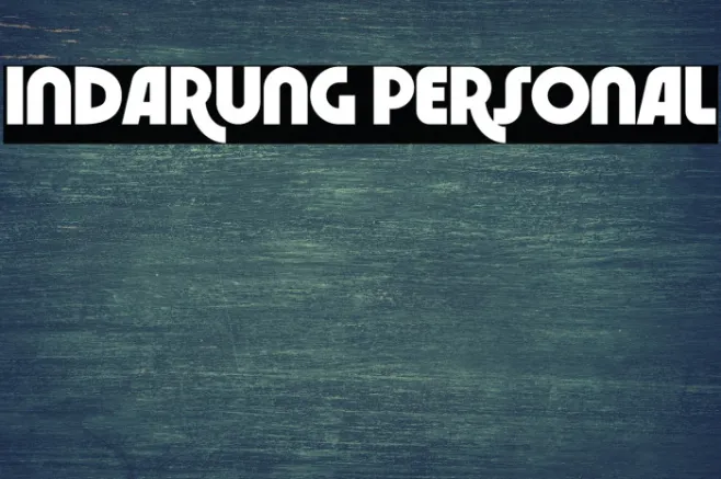 Indarung Personal Example 3