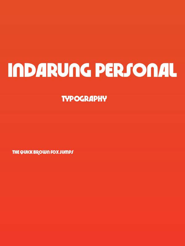Indarung Personal Poster