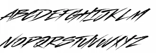 Indelible Font UPPERCASE