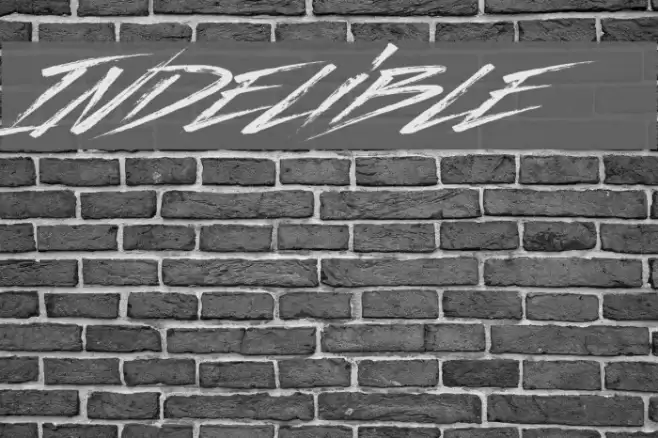 Indelible Font examples