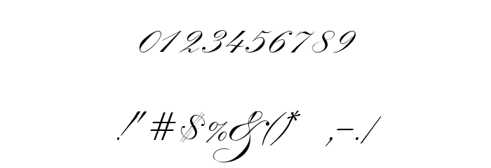 Indenture English Penman Demo Font OTHER CHARS