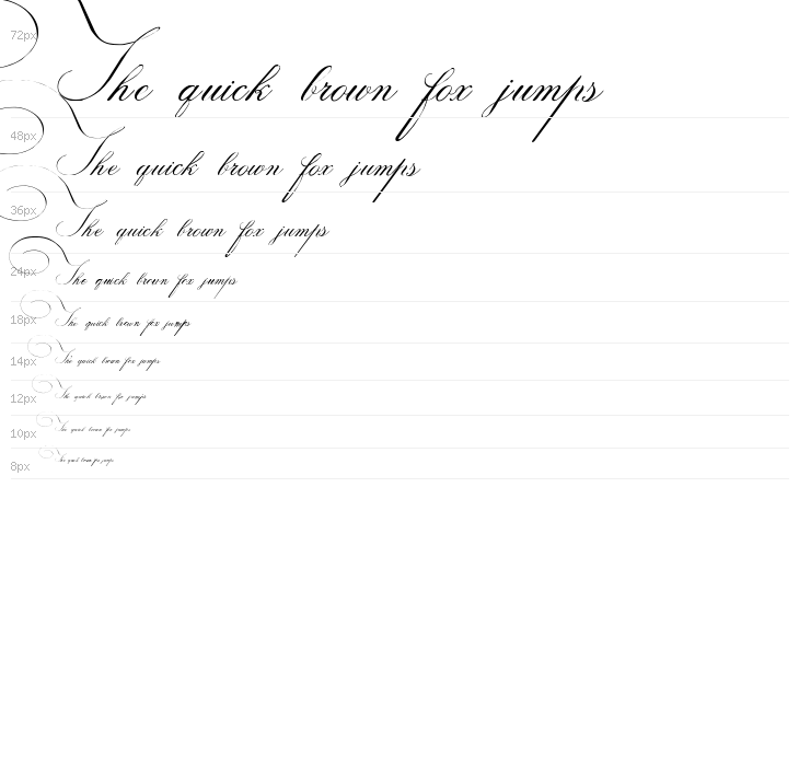 Indenture English Penman Demo Waterfall