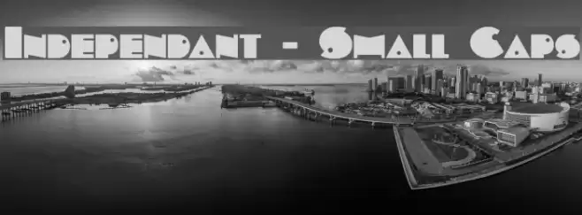 Independant - Small Caps Font examples