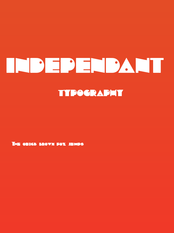 Independant - Small Caps Poster
