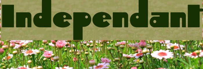 Independant फ़ॉन्ट examples