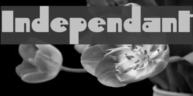 Independant फ़ॉन्ट examples