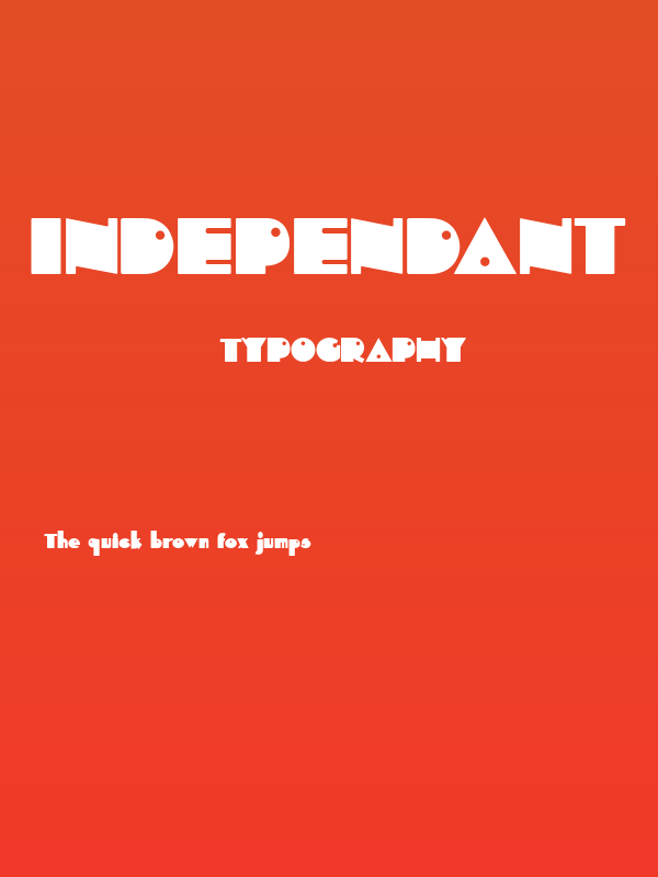 Independant Poster