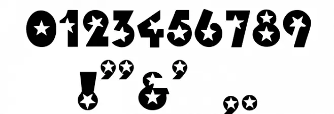 Independence Font Alte caractere