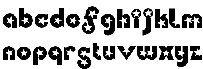 Independence Font LOWERCASE