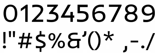 Inder-Regular Font OTHER CHARS