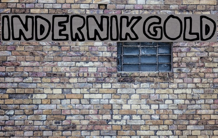 IndernikGold Font examples