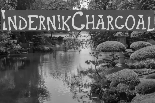 Indernik_Charcoal Font examples