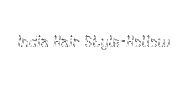 India Hair Style-Hollow Logo
