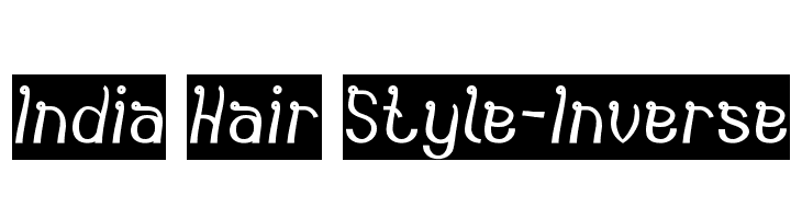 India Hair Style-Inverse  font caratteri gratis