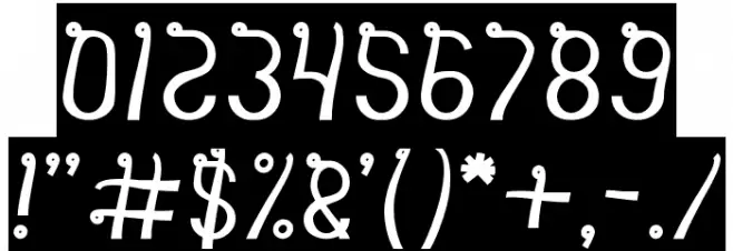 India Hair Style-Inverse Font OTHER CHARS