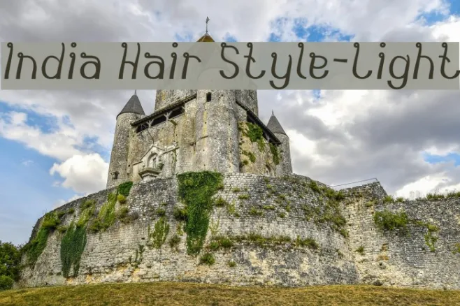 India Hair Style-Light Example 2