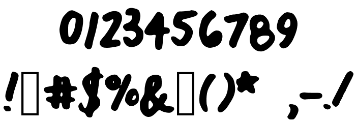 India Font OTHER CHARS