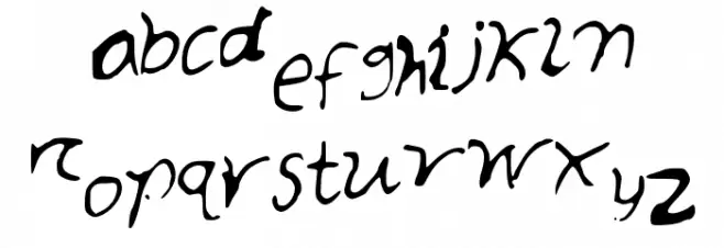 IndiaBlaze Caratteri MINUSCOLO