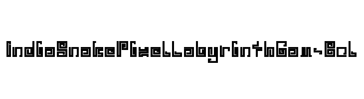IndiaSnakePixelLabyrinthGam-Bol  नि: शुल्क फ़ॉन्ट्स डाउनलोड